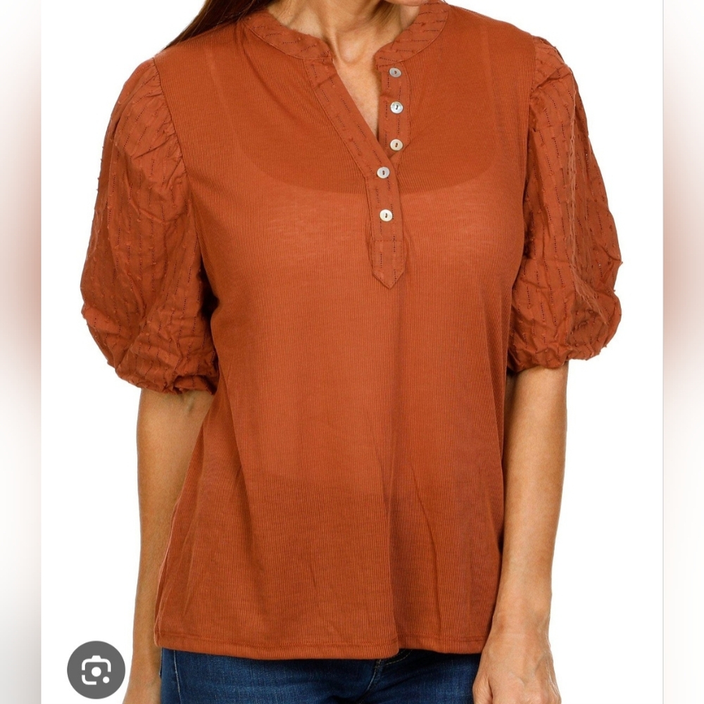 Cure Women's‎ Solid Knit Top Size Plus 2XL